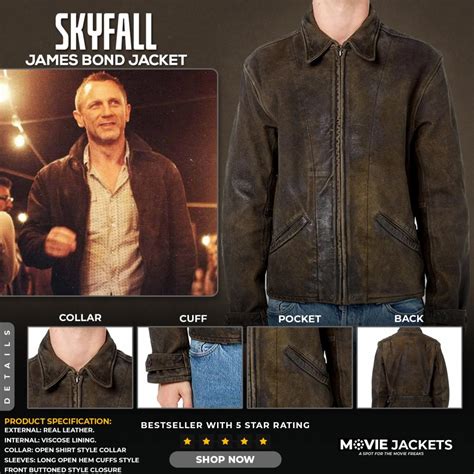 skyfall leather jacket replica|james bond leather jacket skyfall.